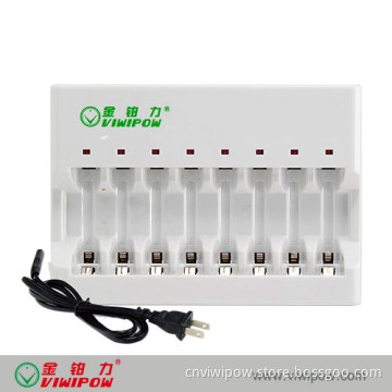 4 Slots Universal AA Charger with Dual Channel Charging Mode (VIP-C022)